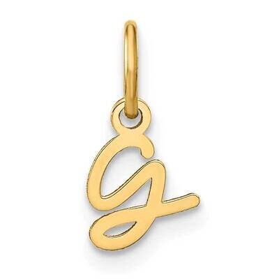 Upper Case Letter G Initial Charm 14k Gold XNA1305Y/G, MPN: XNA1305Y/G, 196904070178