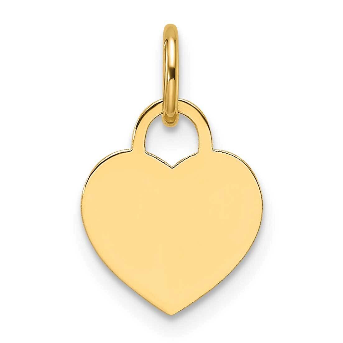 Small Engravable Heart Charm 14k Gold XM689/27, MPN: XM689/27,