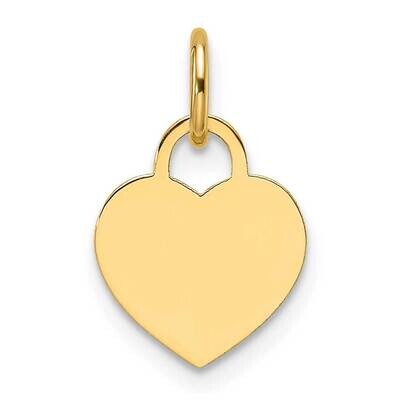 Small Engravable Heart Charm 14k Gold XM689/27, MPN: XM689/27,