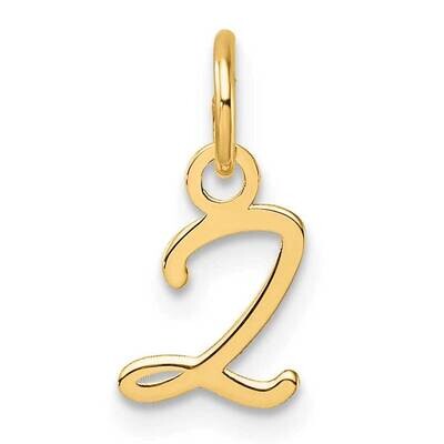 Uppercase Letter Z Initial Charm 14k Gold XNA1467Y/Z, MPN: XNA1467Y/Z,