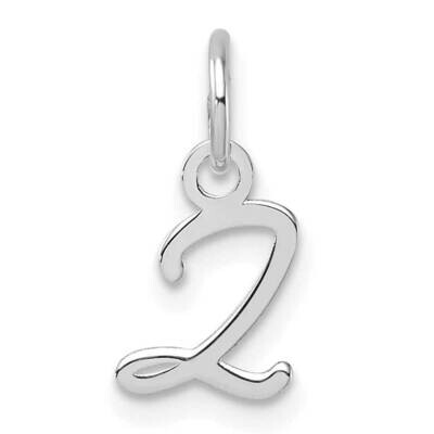 Uppercase Letter Z Initial Charm 14k White Gold XNA1467W/Z, MPN: XNA1467W/Z,