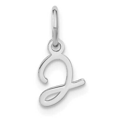 Upper Case Letter J Initial Charm 14k White Gold XNA1305W/J, MPN: XNA1305W/J,