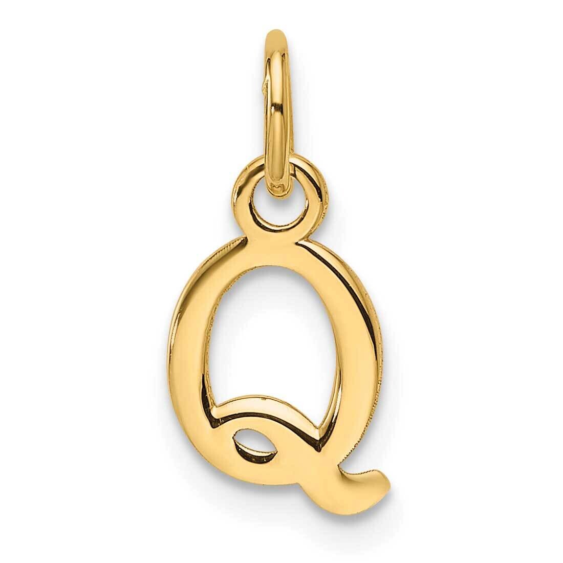 Cutout Letter Q Initial Pendant 14k Gold XNA1466Y/Q, MPN: XNA1466Y/Q,