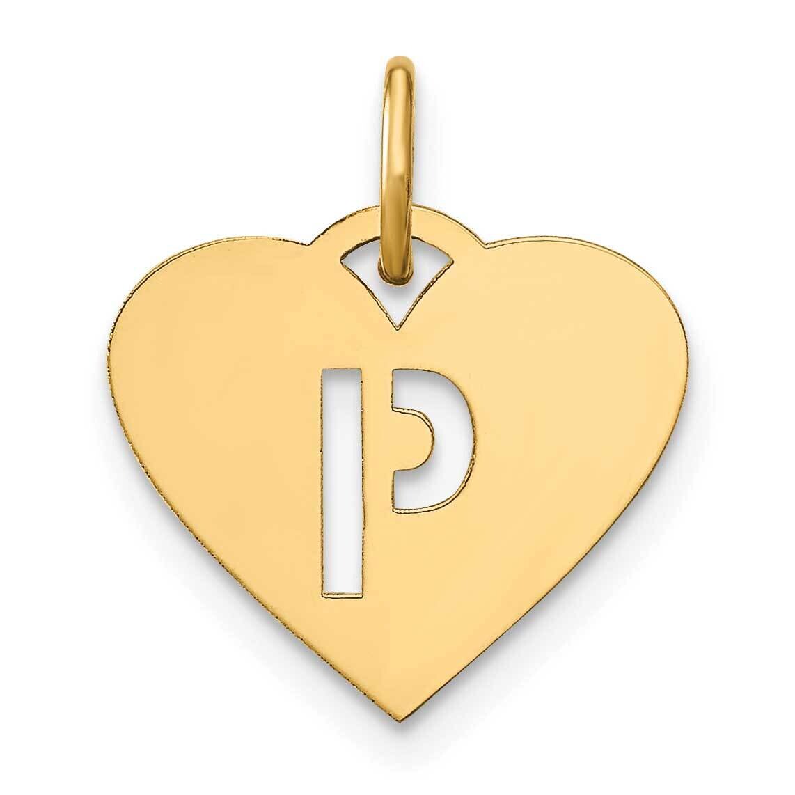 Initial Letter P Initial Charm 14k Gold XNA1338Y/P, MPN: XNA1338Y/P, 196904071700