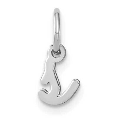 Lower Case Letter S Initial Charm 14k White Gold XNA1307W/S, MPN: XNA1307W/S, 196904077061