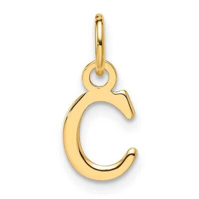 Cutout Letter C Initial Pendant 14k Gold XNA1466Y/C, MPN: XNA1466Y/C,