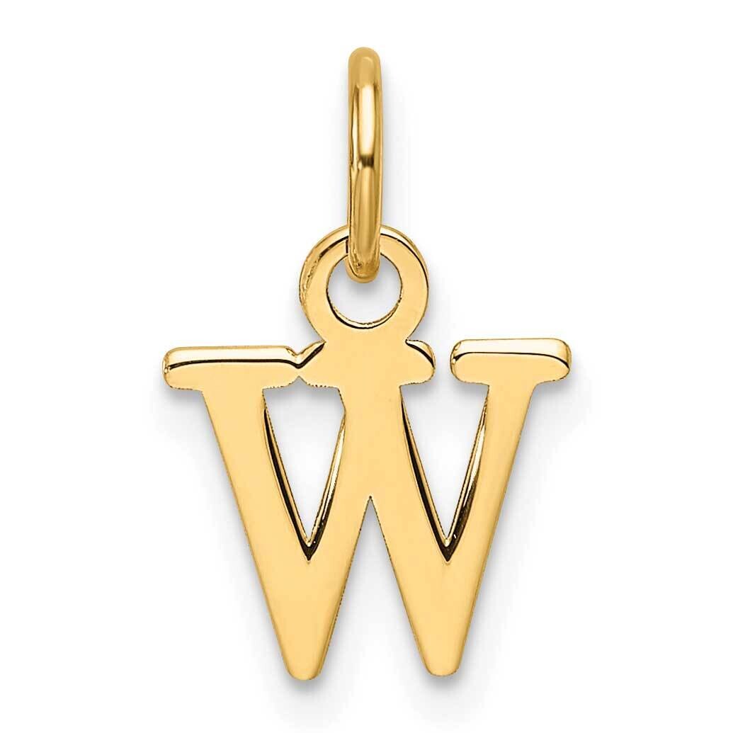 Cutout Letter W Initial Pendant 14k Gold XNA1466Y/W, MPN: XNA1466Y/W,