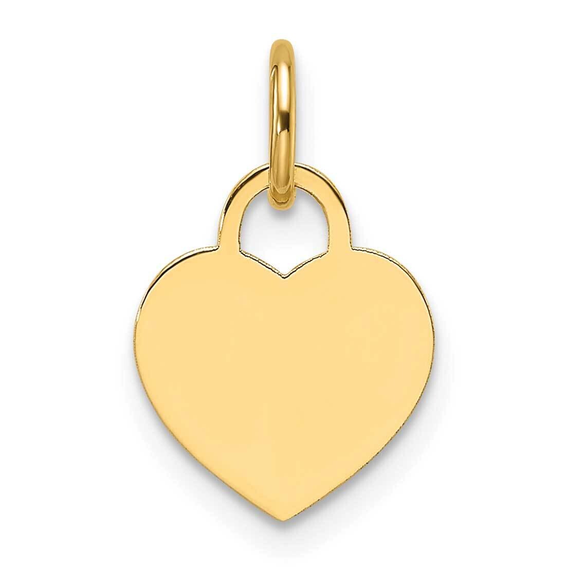 Small Engravable Heart Charm 14k Gold XM689/13, MPN: XM689/13,