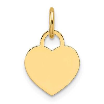 Small Engravable Heart Charm 14k Gold XM689/13, MPN: XM689/13,