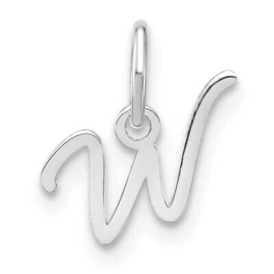 Upper Case Letter W Initial Charm 14k White Gold XNA1305W/W, MPN: XNA1305W/W,