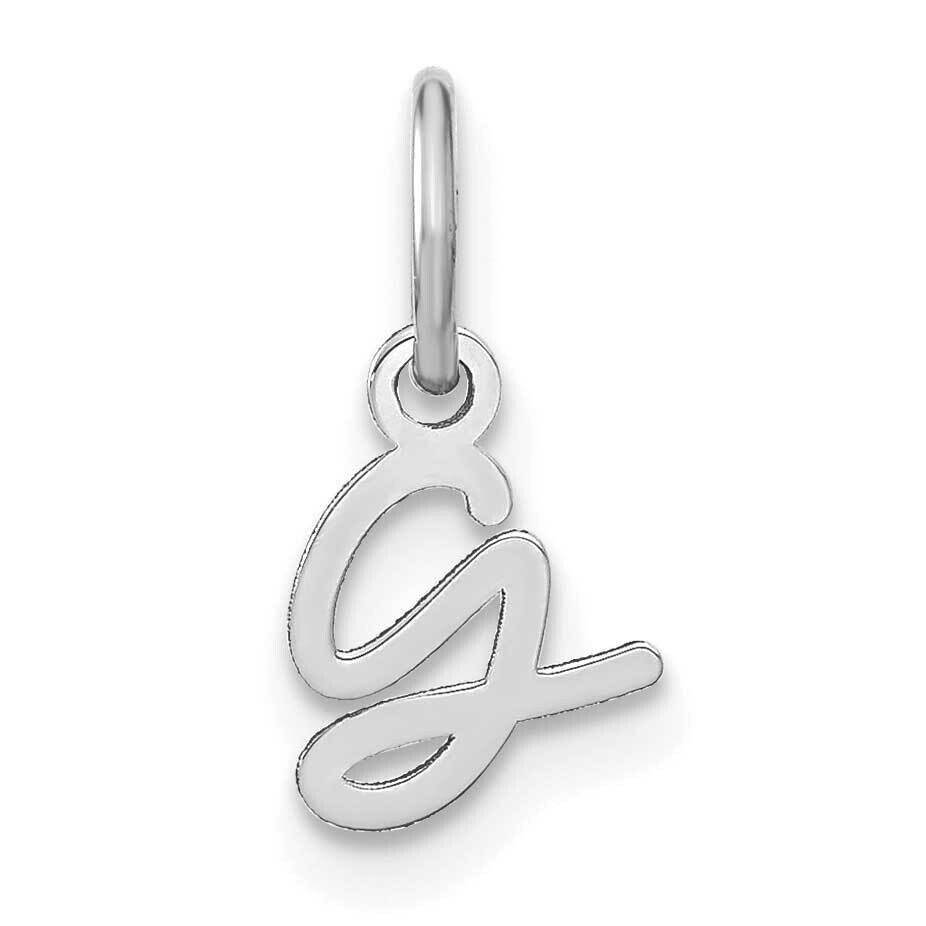 Upper Case Letter G Initial Charm 14k White Gold XNA1305W/G, MPN: XNA1305W/G,