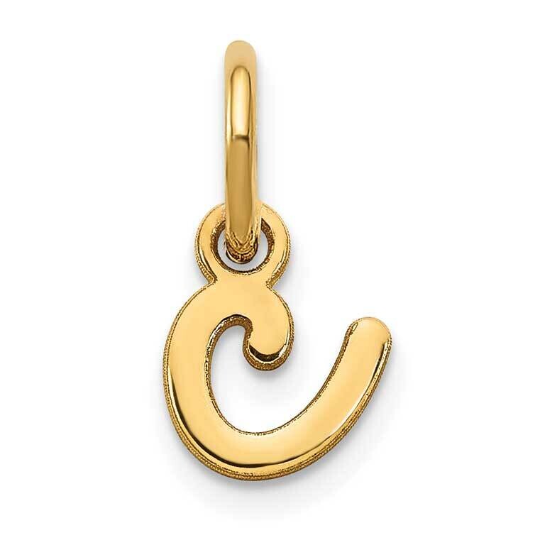 Lower Case Letter C Initial Charm 14k Gold XNA1307Y/C, MPN: XNA1307Y/C,