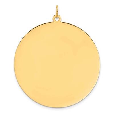 Round Disc Charm 14k Gold XM675/27, MPN: XM675/27,