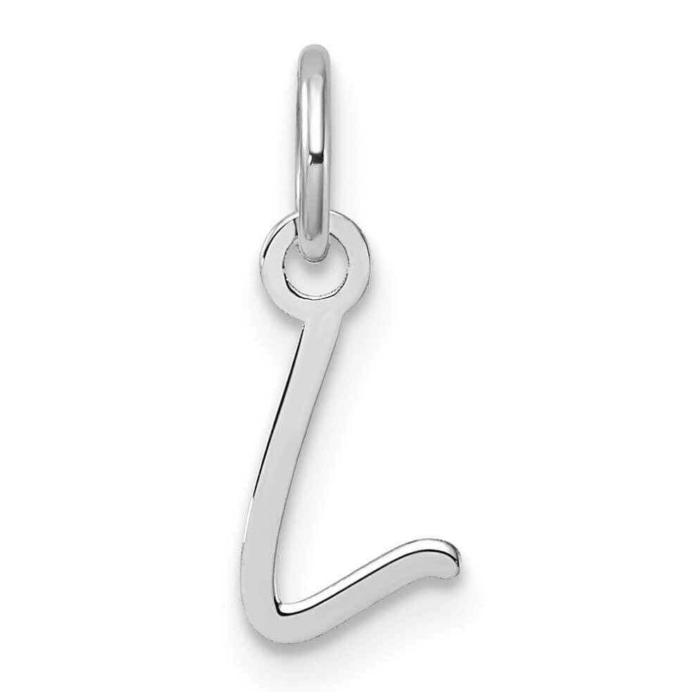 Uppercase Letter L Initial Charm 14k White Gold XNA1467W/L, MPN: XNA1467W/L,