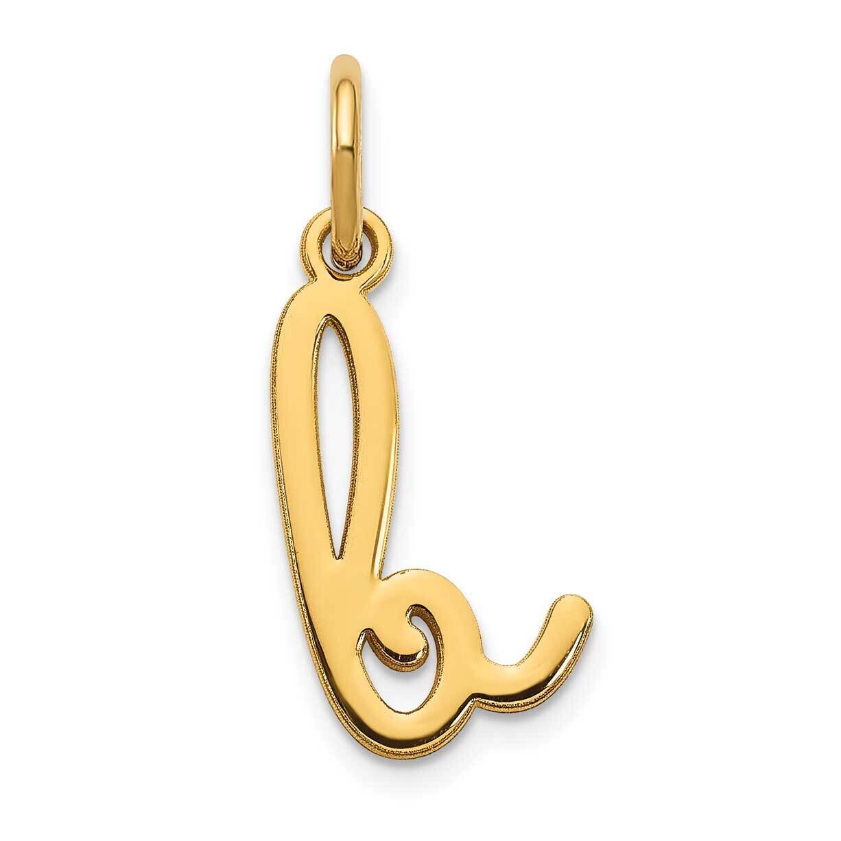 Lower Case Letter B Initial Charm 14k Gold XNA1307Y/B, MPN: XNA1307Y/B,
