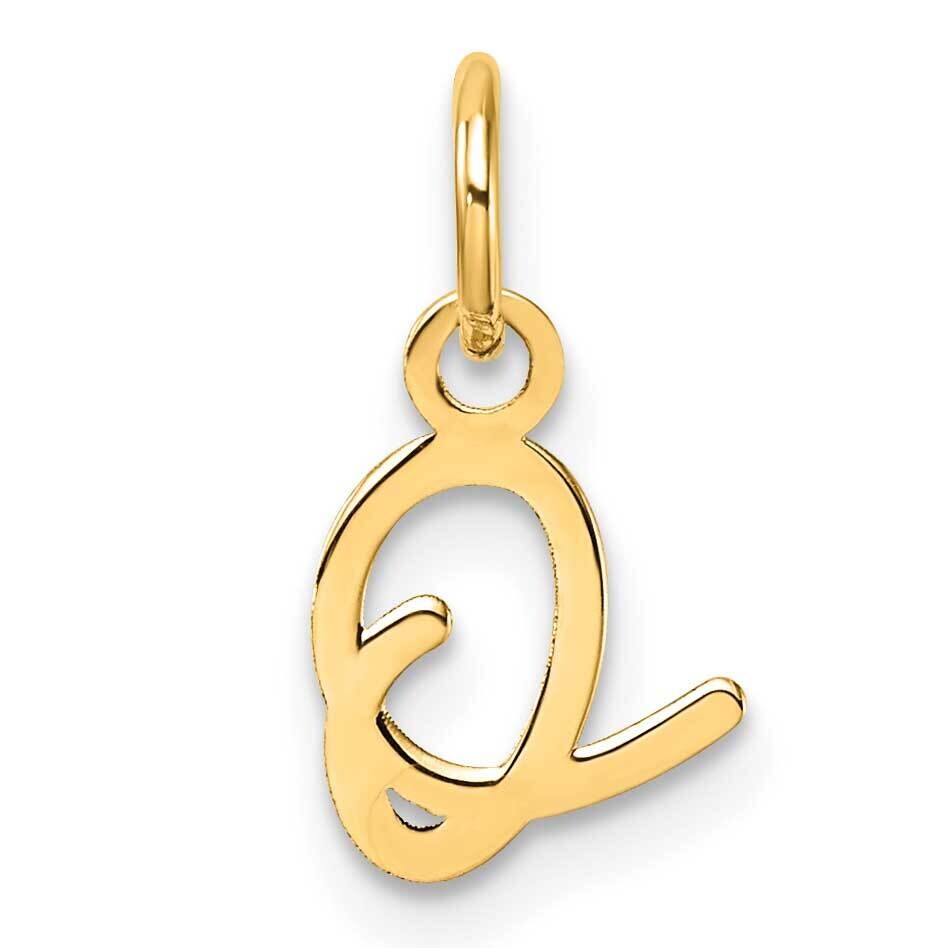 Uppercase Letter O Initial Charm 14k Gold XNA1467Y/O