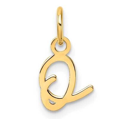 Uppercase Letter O Initial Charm 14k Gold XNA1467Y/O, MPN: XNA1467Y/O,