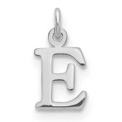 Cutout Letter E Initial Pendant 14k White Gold XNA1160W/E, MPN: XNA1160W/E, 196904071557