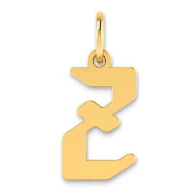 Letter Z Initial Pendant 14k Gold XNA1335Y/Z, MPN: XNA1335Y/Z, 196904073827