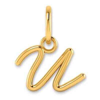 Upper Case Letter U Initial Charm 14k Gold XNA1305Y/U, MPN: XNA1305Y/U, 196904074077