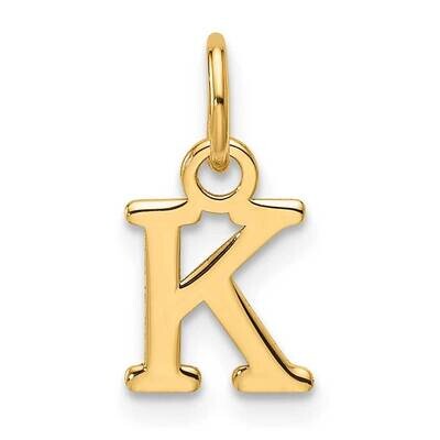 Cutout Letter K Initial Pendant 14k Gold XNA1466Y/K, MPN: XNA1466Y/K,