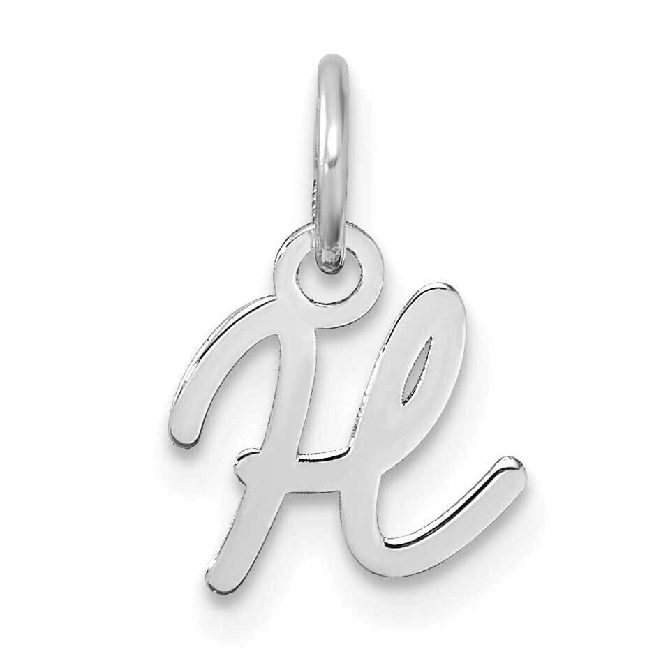 Uppercase Letter H Initial Charm 14k White Gold XNA1467W/H, MPN: XNA1467W/H,