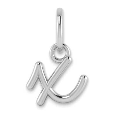 Lower Case Letter X Initial Charm 14k White Gold XNA1307W/X, MPN: XNA1307W/X, 196904077276