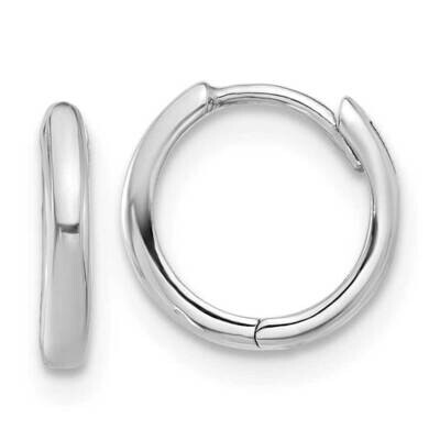 Hinged Hoop Earrings 14k White Gold YE2149, MPN: YE2149, 716838383269
