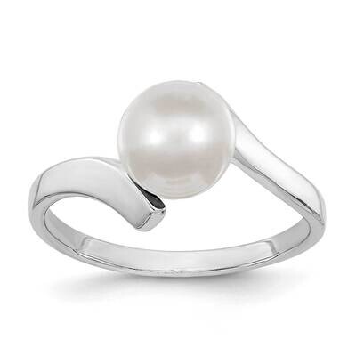 7mm Fw Cultured Pearl Ring 14k White Gold Y1858PL, MPN: Y1858PL, 196904006672