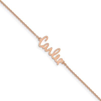 Signature Bracelet 7.5 Inch 14k Rose Gold XNA730R, MPN: XNA730R,