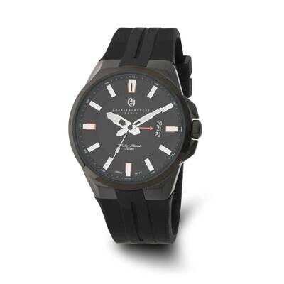 Charles Hubert Black Ip-Plated Black Dial Watch Stainless Steel XWA6575, MPN: XWA6575, 848870010060