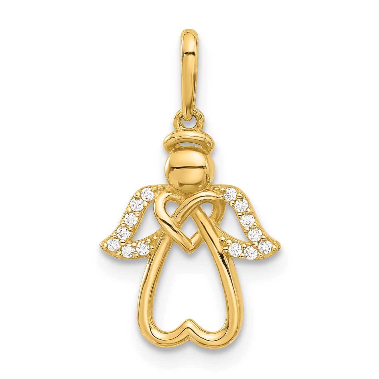 CZ Angel Pendant 14k Polished Gold YC1567, MPN: YC1567,