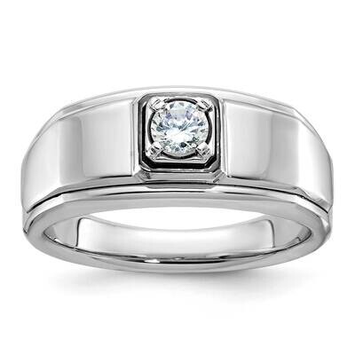 Ibgoodman Men&#39;s 1/3 Carat Diamond Complete Ring 14k White Gold B64032-4WAA by IBGoodman, MPN: B6403…