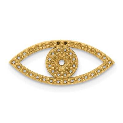 Small Evil Eye Pendant Mounting 14k Gold XP5040, MPN: XP5040,
