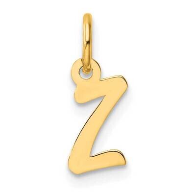 Small Script Letter Z Initial Charm 14k Gold YC1553Z, MPN: YC1553Z,