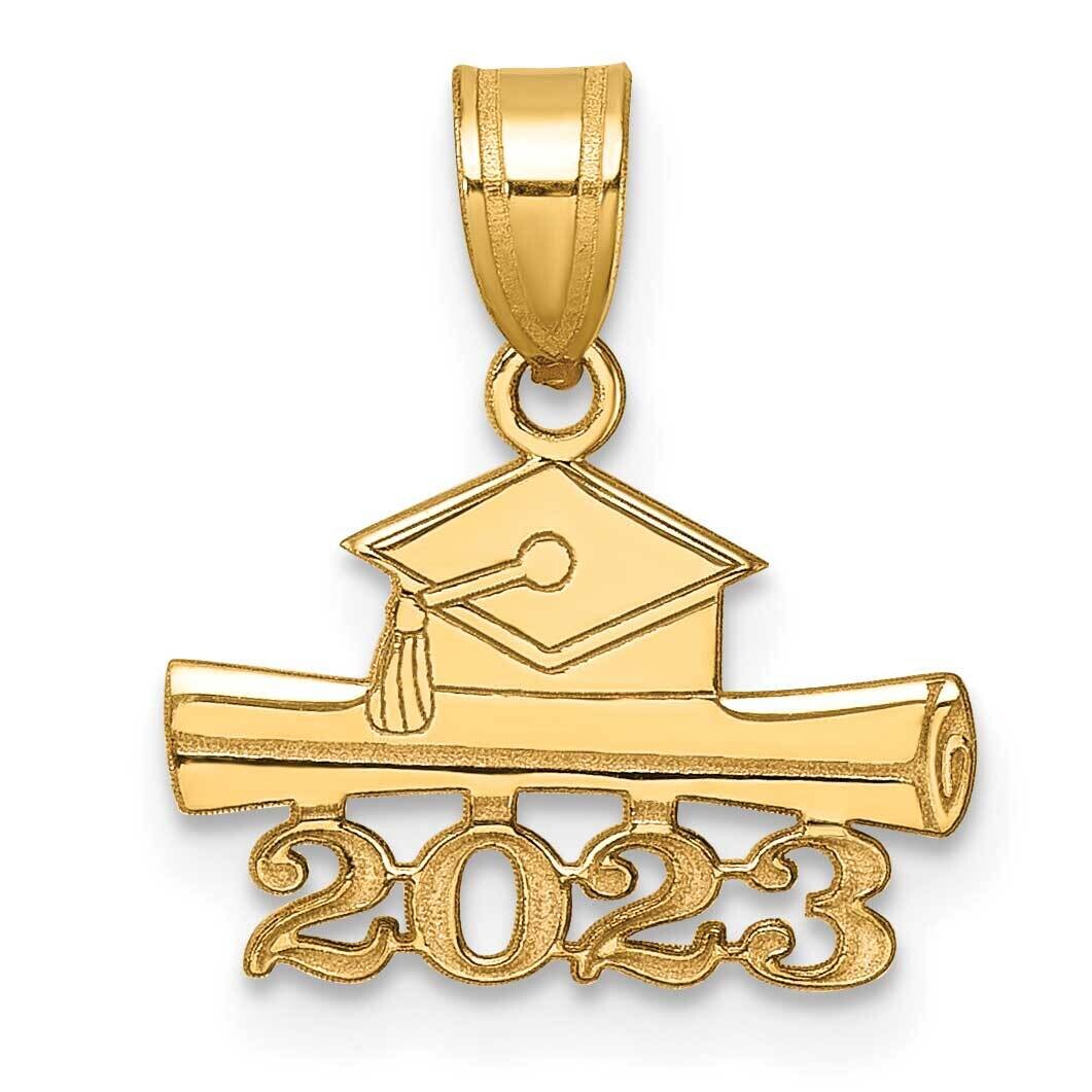 2023 Graduation Cap Diploma Charm 14k Gold YC1537, MPN: YC1537, 196904100677