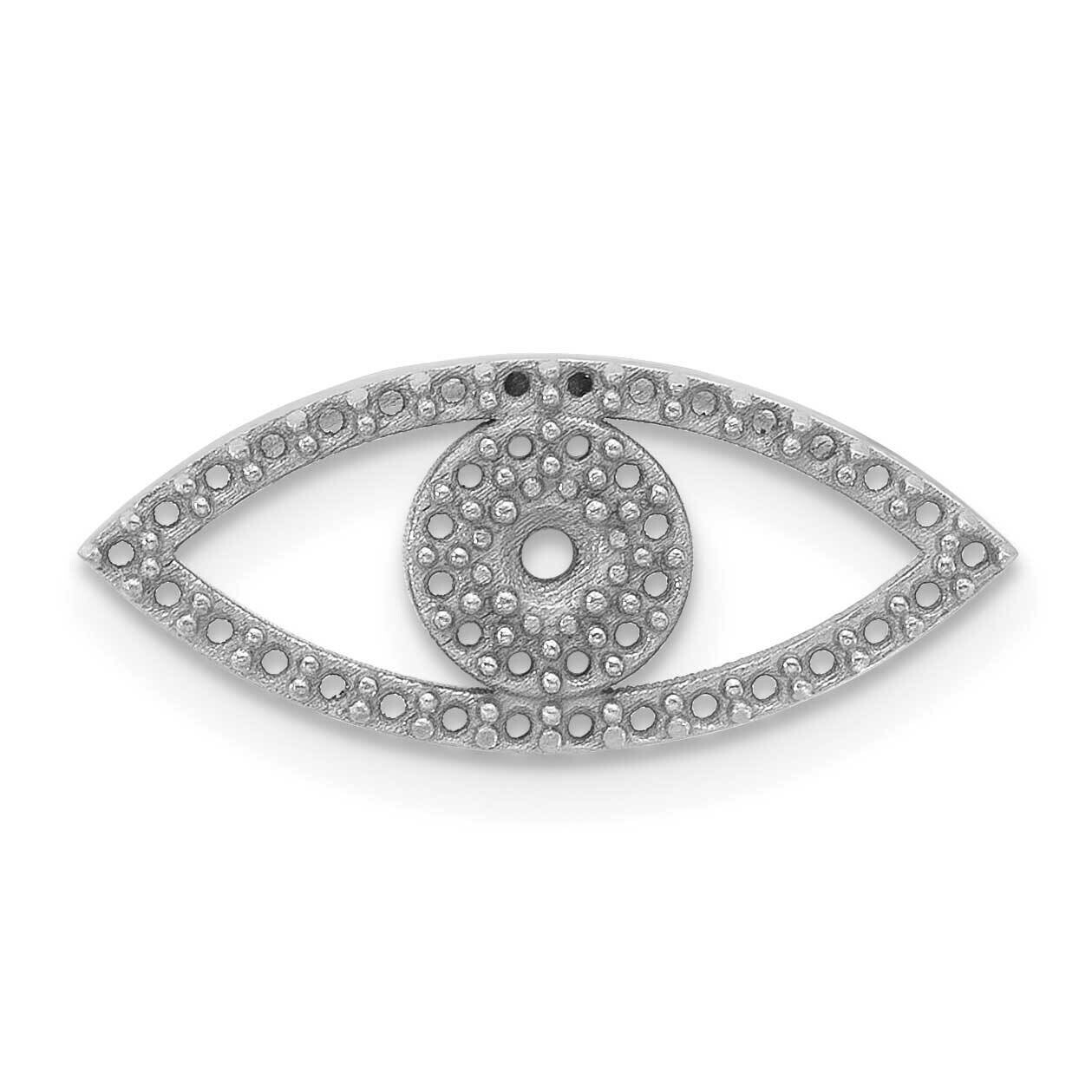 Small Evil Eye Pendant Mounting 14k White Gold XP5040W, MPN: XP5040W,