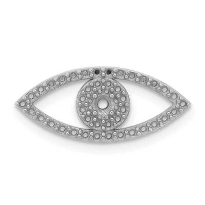Small Evil Eye Pendant Mounting 14k White Gold XP5040W, MPN: XP5040W,