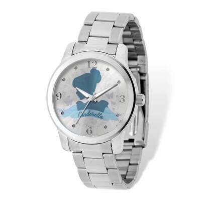 Ladies Disney Silver-Tone Cinderella Silhouette Watch XWA5103, MPN: XWA5103, 843231085237