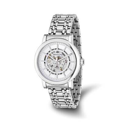 Mason Sales Skeleton Movement Watch Stainless Steel XWA6489, MPN: XWA6489,
