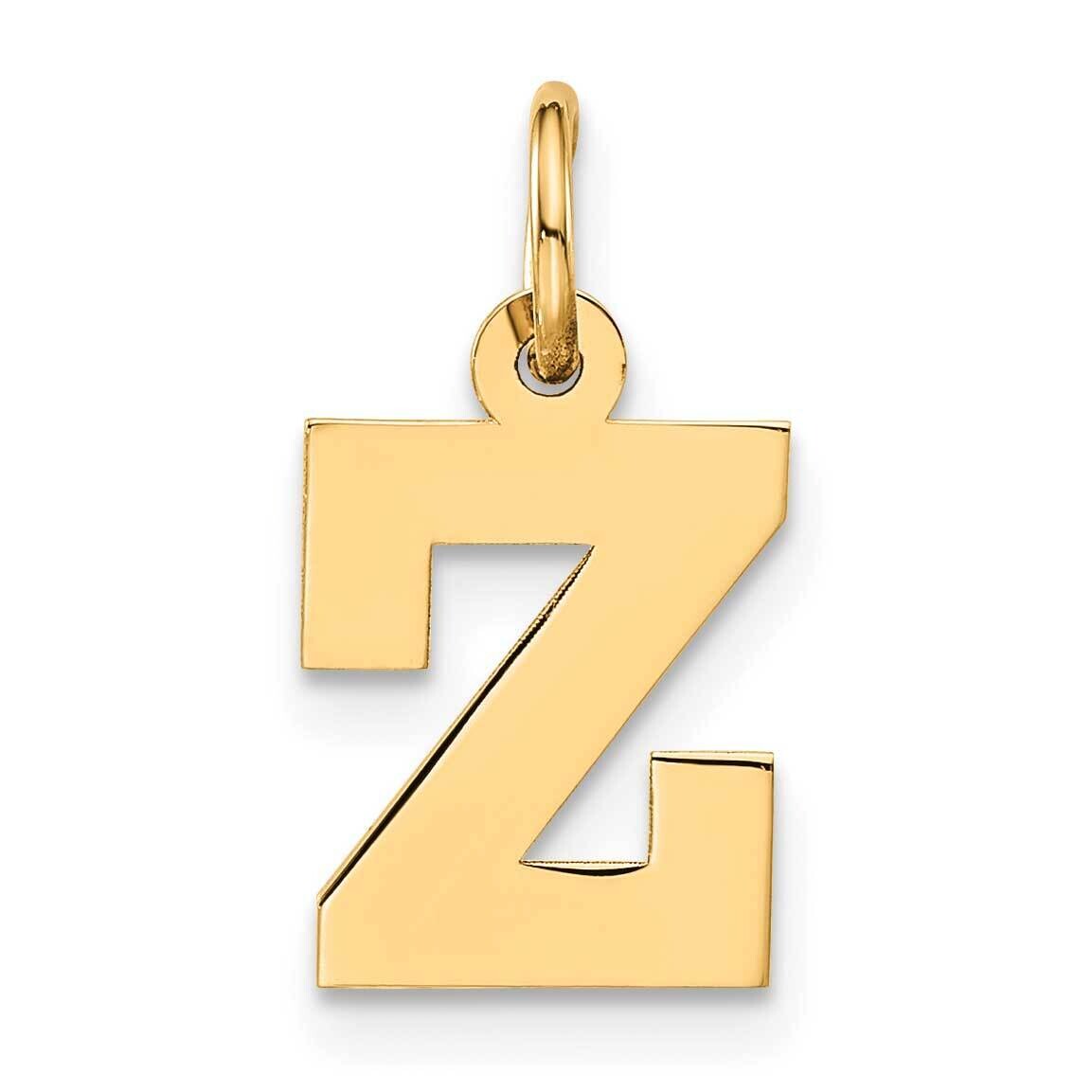 Small Block Initial Z Charm 14k Gold YC664Z, MPN: YC664Z,