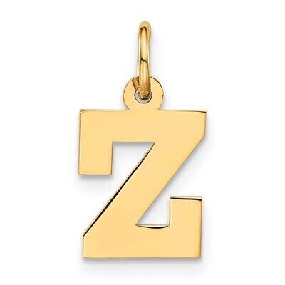 Small Block Initial Z Charm 14k Gold YC664Z, MPN: YC664Z,