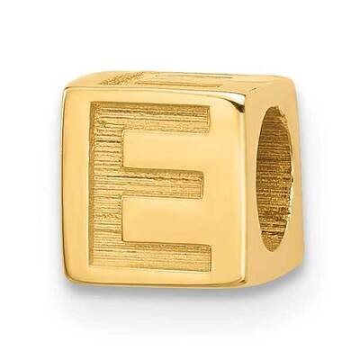 Alphabet Bead Letter E 14k Gold YSB100E, MPN: YSB100E,