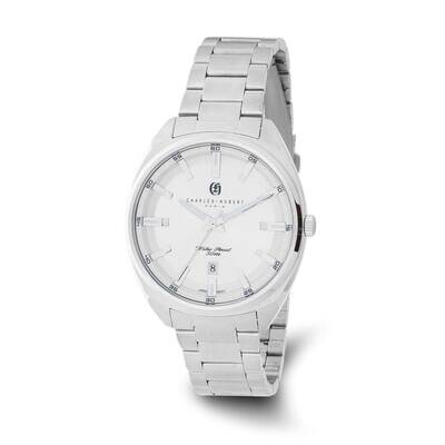 Mens Charles Hubert Silver-Tone Dial Watch Stainless Steel XWA6567, MPN: XWA6567, 848870009989