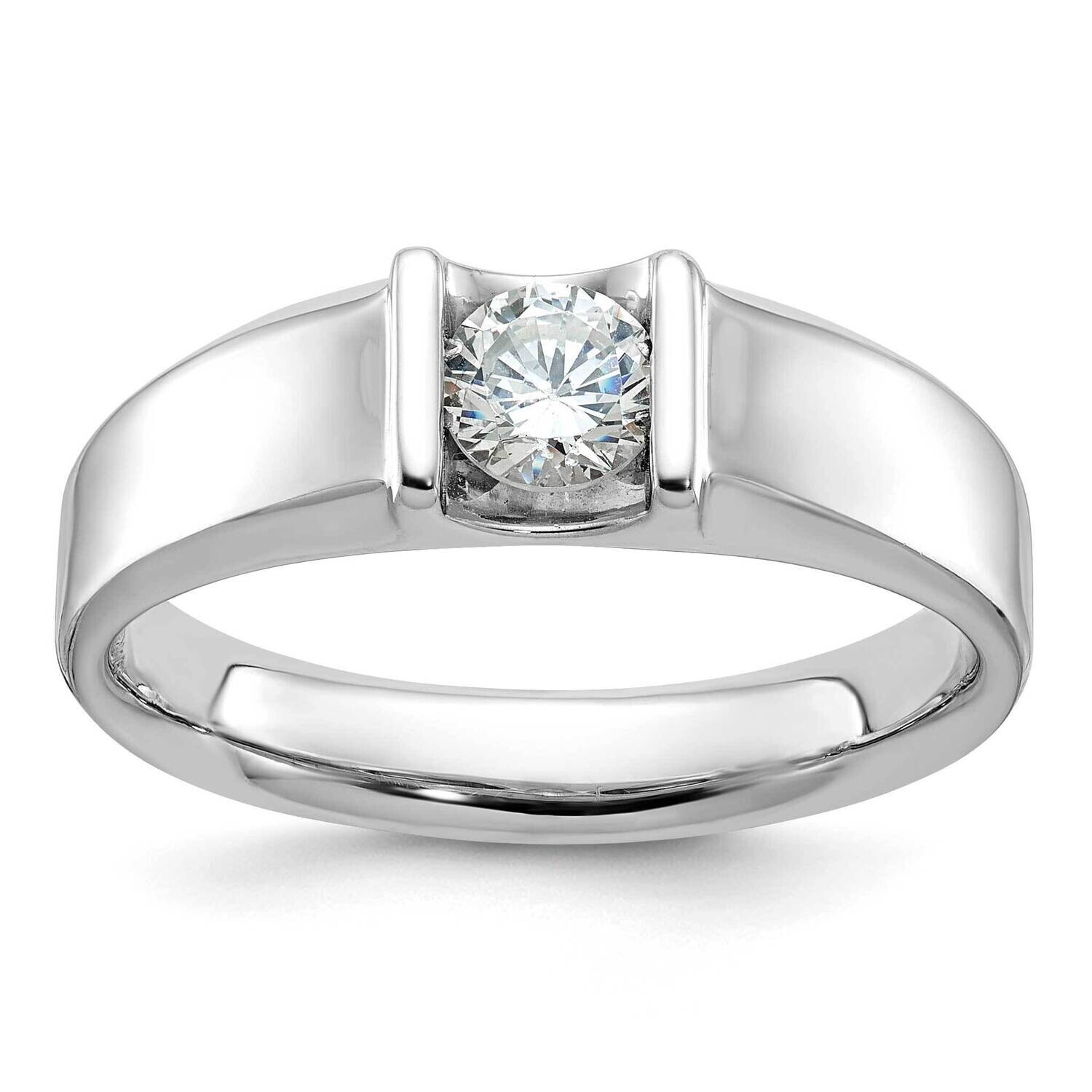 Ibgoodman Men&#39;s 1/2 Carat Diamond Complete Ring 14k White Gold B63072-4WAA by IBGoodman, MPN: B6307…