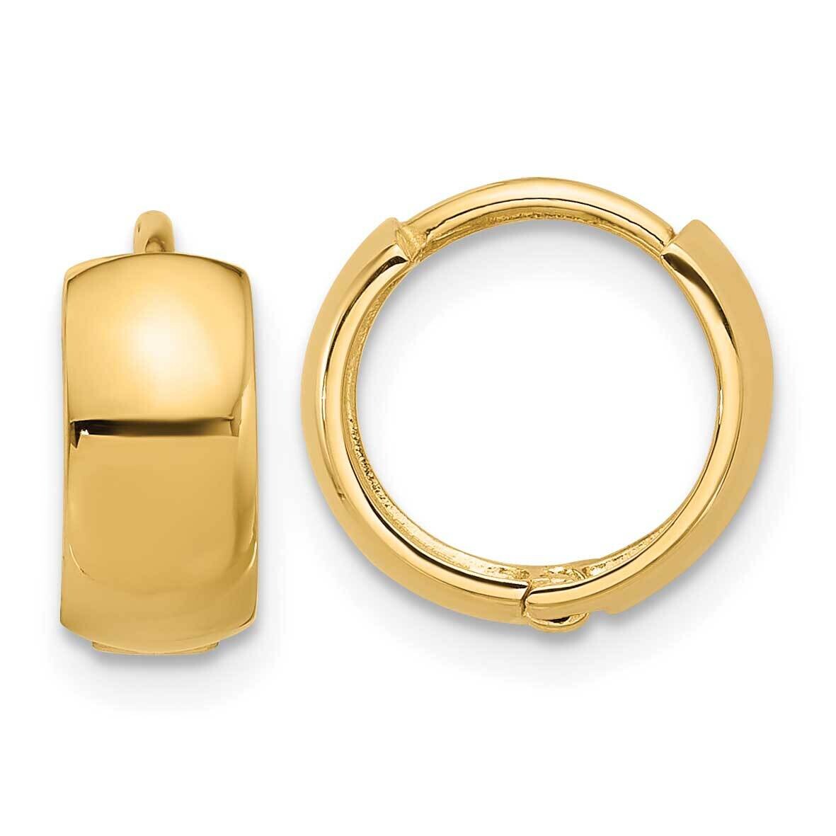 5mm Hinged Huggie Hoop Earrings 14k Polished Gold YE2146, MPN: YE2146,