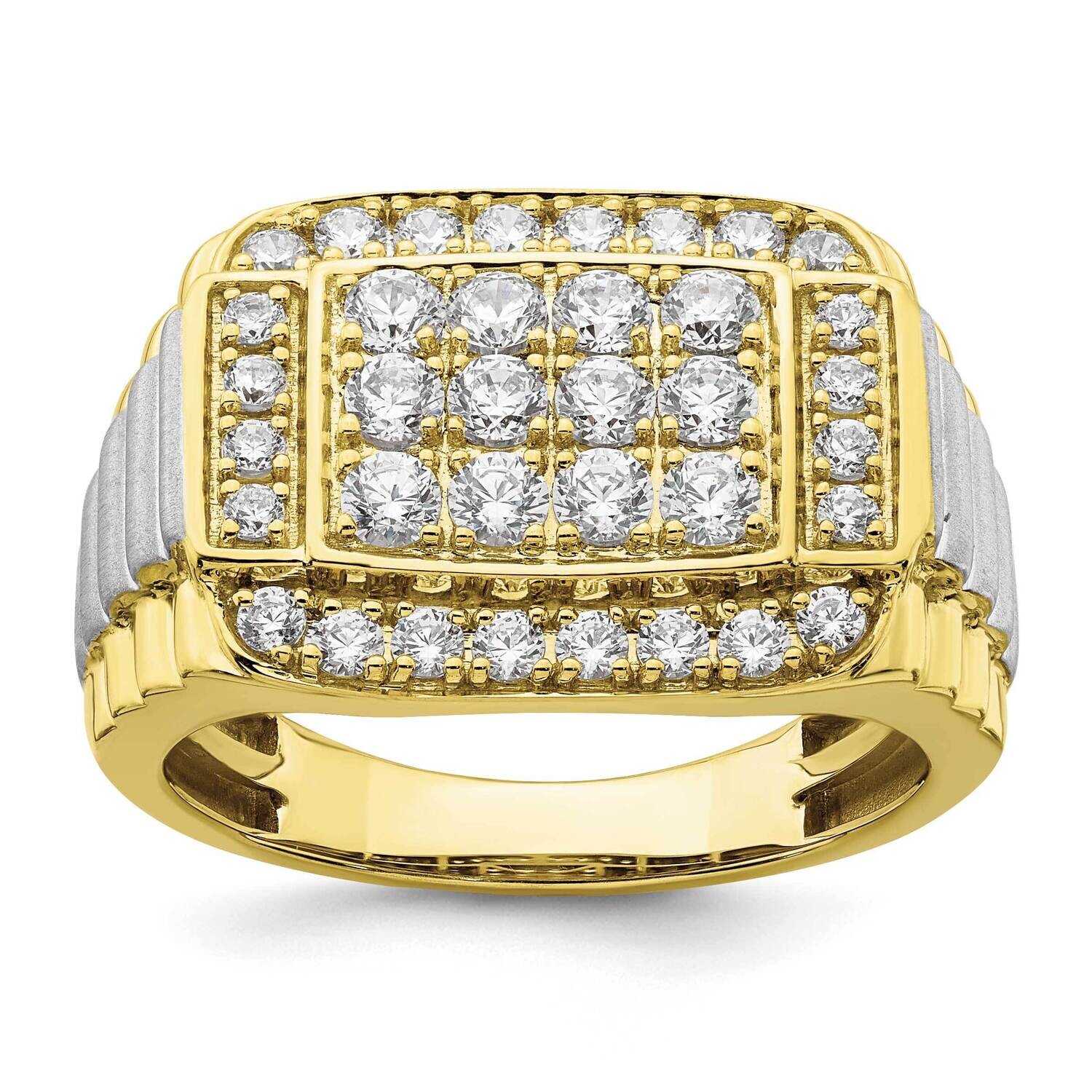 Yg &amp; Wg 1.5Ctw Men&#39;s Diamond Ring 10k Gold RM7296-150-0YWLG, MPN: RM7296-150-0YWLG, 883957092515