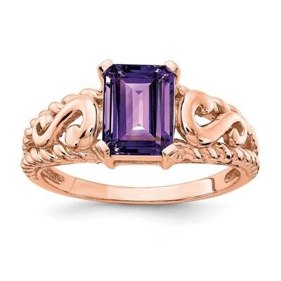 Gemstone Ring Mounting 14k Rose Gold Y4678R, MPN: Y4678R,