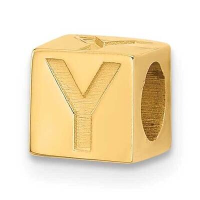Alphabet Bead Letter Y 14k Gold YSB100Y, MPN: YSB100Y,