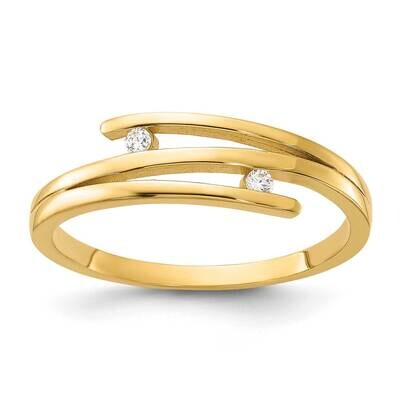 CZ Fashion Ring 14k Polished Gold Y13950CZ, MPN: Y13950CZ,